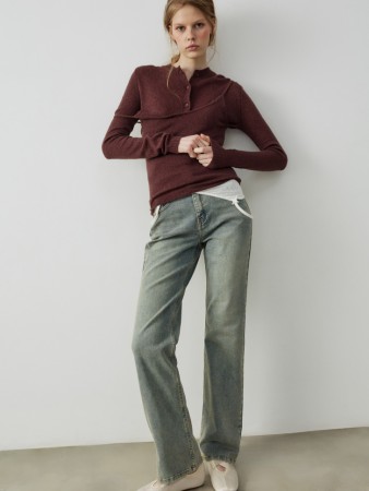 джинсы прямые с низкой посадкой из линейки  young фотография