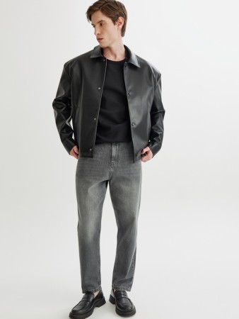 джинсы расслабленного кроя со средней посадкой - мужская одежда, обувь и аксессуары джинсовая 