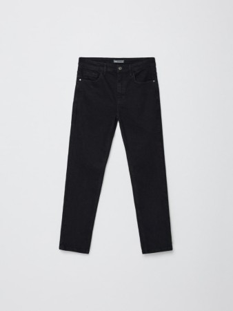 джинсы slim fit со средней посадкой фотография