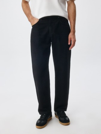 джинсы straight fit со средней посадкой - мужская одежда, обувь и аксессуары из денима 