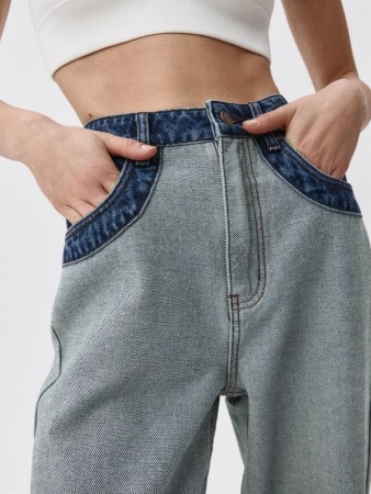 джинсы tapered с эффектом изнанки - женская одежда, обувь и аксессуары свободная 