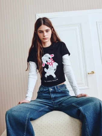 джинсы wide leg из линейки  young фотография