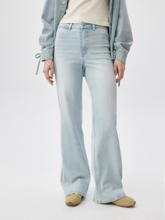 джинсы wide leg tall с высокой посадкой фотография