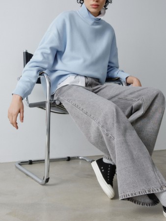 джинсы wide leg - женские джинсы повседневные 