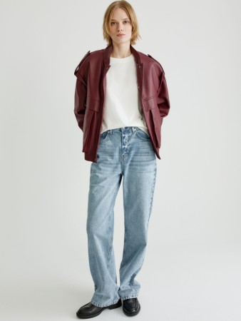 джинсы wide leg - женские джинсы клеш 