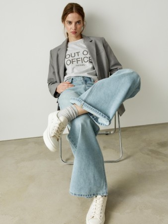 джинсы wide leg фотография