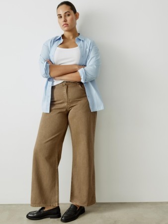 джинсы wide leg - женские джинсы для взрослых 