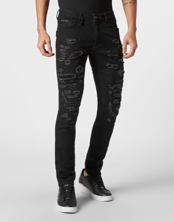 джинсы зауженные philipp plein фотография