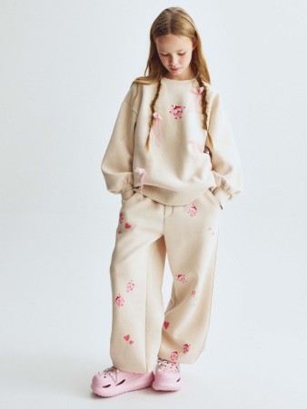 джоггеры для девочек с принтом  x смешарики фотография