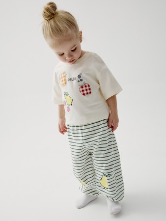 джоггеры с принтом для малышей - детская одежда, обувь и аксессуары