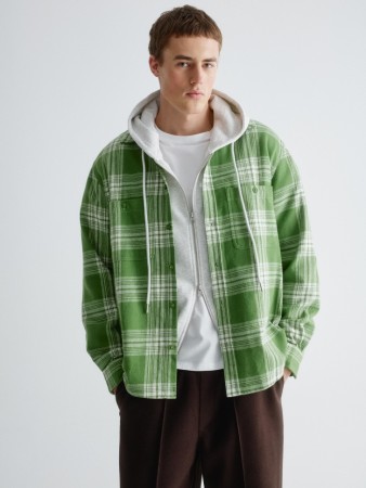 фланелевая рубашка в клетку фотография