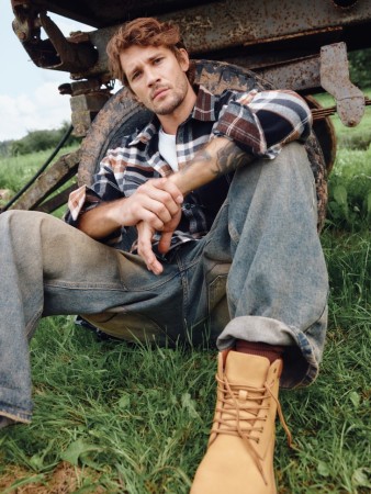 фланелевая рубашка в клетку фотография