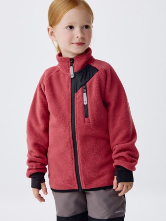 флисовая толстовка для девочек - детская одежда, обувь и аксессуары с воротником-стойкой 