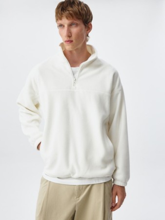 флисовая толстовка oversize fit - мужские толстовки и олимпийки