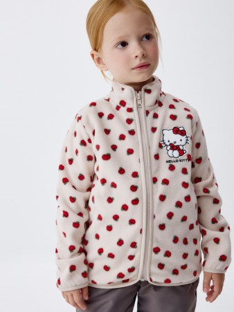 флисовая толстовка с hello kitty для девочек фотография