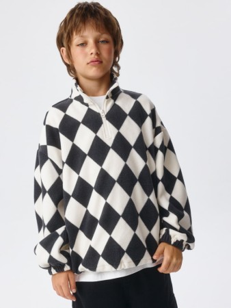 флисовая толстовка с принтом детская фотография