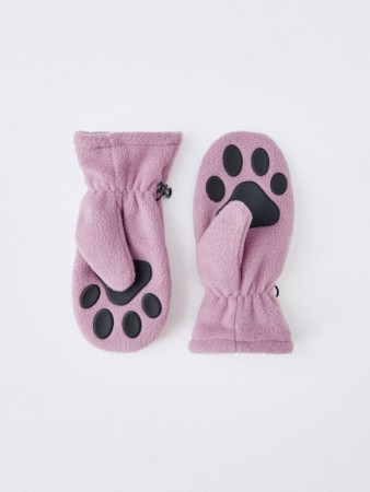 флисовые варежки для девочек - перчатки и варежки для детей 