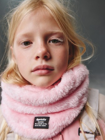 флисовый снуд для девочек - снуды