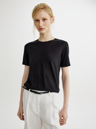 футболка из смесового лиоцелла и хлопка - женские футболки и поло из лиоцелла 