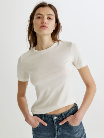 футболка из тенселя и шерсти - женская одежда из тенселя 