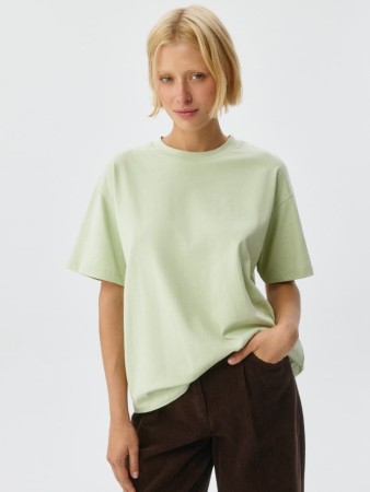 футболка kate oversize fit - офферы хлопковые 