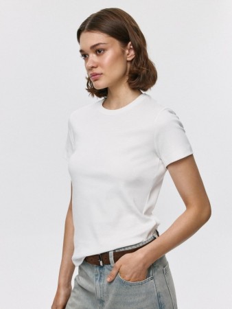 футболка kira slim fit - женская одежда, обувь и аксессуары в рубчик 