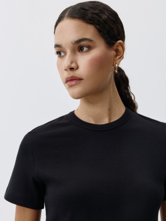 футболка kira slim fit - женская одежда, обувь и аксессуары в рубчик 