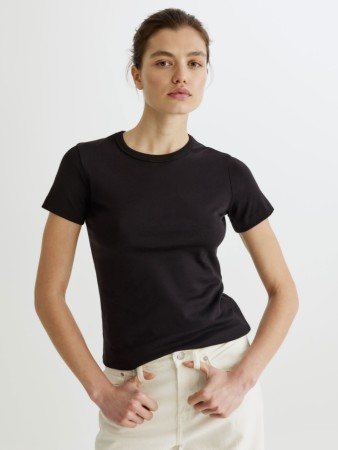 футболка kira slim fit - женская одежда слим фит 