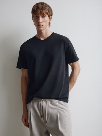 футболка mark regular fit базовая - офферы хлопковые 