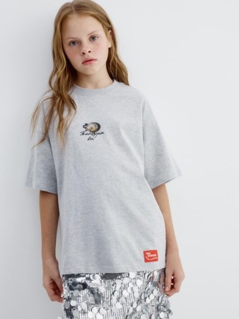 футболка оверсайз для девочек из коллекции  x мосфильм - детская одежда, обувь и аксессуары для всех возрастов с коротким рукавом 