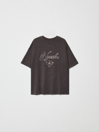 футболка оверсайз для девочек  x смешарики - детские футболки для девочек 