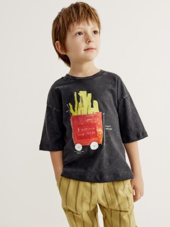 футболка оверсайз для мальчиков из коллекции art people с «обществом юных архитекторов» - детская одежда российская 