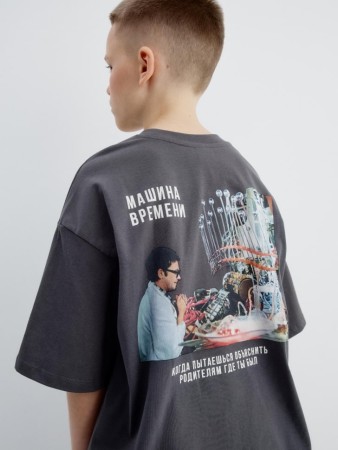 футболка оверсайз для мальчиков из коллекции  x мосфильм - детская одежда, обувь и аксессуары для всех возрастов с коротким рукавом 
