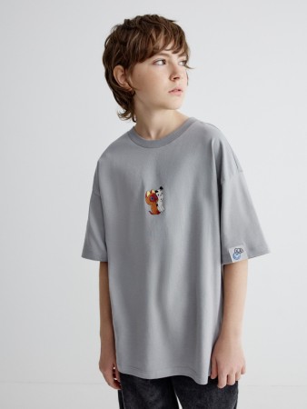 футболка оверсайз для мальчиков из коллекции  x союзмультфильм - детские футболки с принтом 