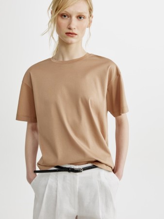 футболка оверсайз из интерлока премиум качества фотография