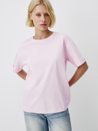 футболка оверсайз из мерсеризованного хлопка - женские футболки для взрослых 