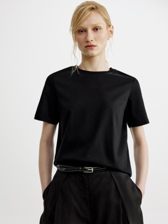 футболка оверсайз из смесового модала с содержанием шелка - женские футболки и поло из модала 