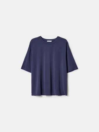 футболка оверсайз из смесовой вискозы - женские футболки российские 