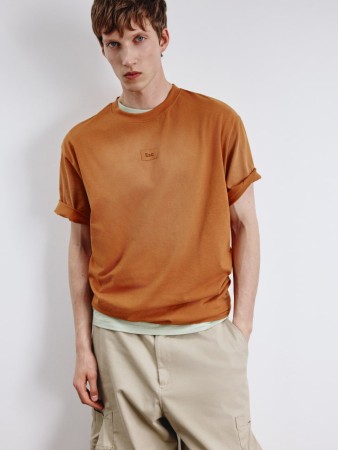 футболка оверсайз с эффектом стирки - мужская одежда, обувь и аксессуары