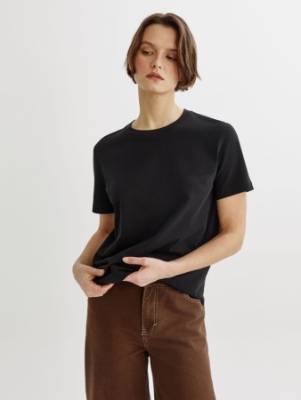 футболка оверсайз с отстрочками - женские футболки российские 