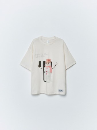 футболка оверсайз с принтом для девочек - детская одежда, обувь и аксессуары для всех возрастов с коротким рукавом 