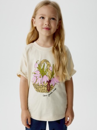 футболка оверсайз с принтом для девочек - детская одежда, обувь и аксессуары по распродаже