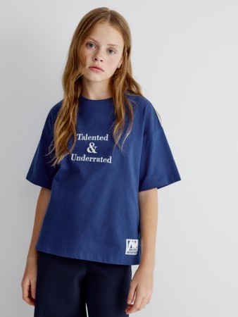 футболка оверсайз с принтом для девочек - детские футболки с принтом 