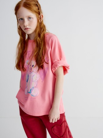 футболка оверсайз с принтом для девочек - детская одежда, обувь и аксессуары для всех возрастов оверсайз 