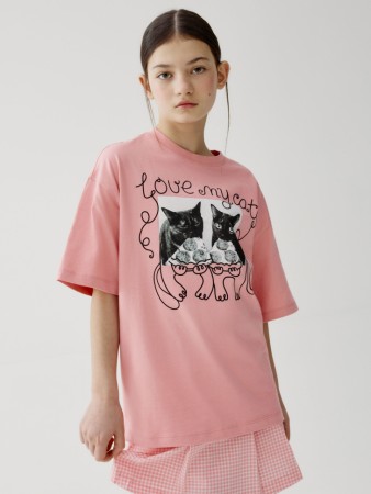 футболка оверсайз с принтом для девочек - детская одежда, обувь и аксессуары для всех возрастов