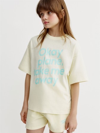 футболка оверсайз с принтом для девочек - детские футболки и поло