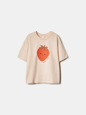 футболка оверсайз с принтом для девочек - детские футболки повседневные 