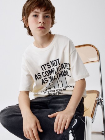 футболка оверсайз с принтом для мальчиков - детская одежда, обувь и аксессуары для всех возрастов с круглым вырезом 