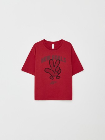 футболка оверсайз с принтом для мальчиков - детские футболки недорогие 