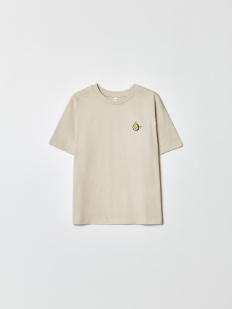 футболка оверсайз с принтом для мальчиков - детские футболки и поло короткие 